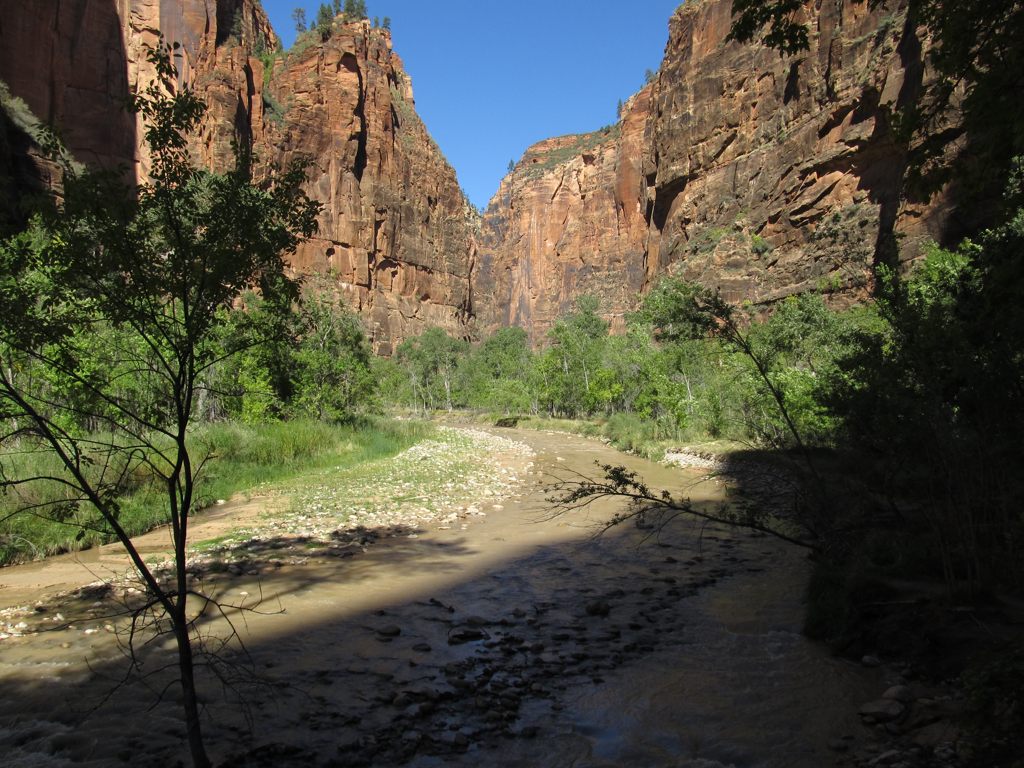 Riverside Walk to Zion Narrows, Zion Canyon, Zion National Park, Utah